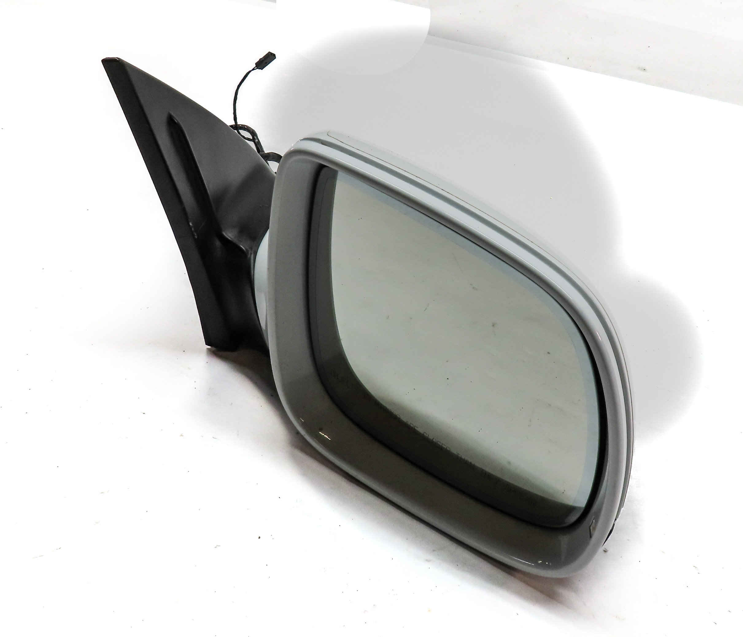 2013-2015 AUDI Q7 (4L) RIGHT PASSENGER P-FOLD BLIND SPOT DOOR MIRROR (White) — exact item pictured